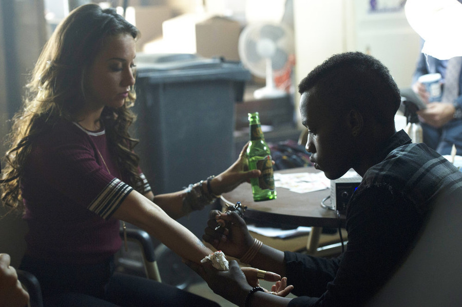 Still of Stella Maeve and Oliver Mahoro Smith in The Magicians (2015)