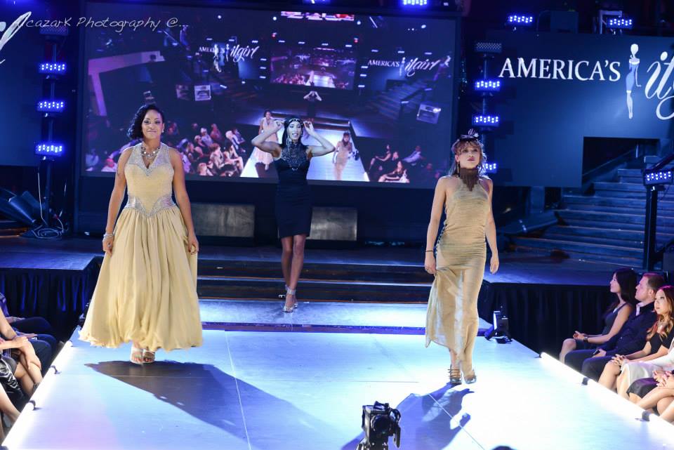 America's It Girl : Los Angeles Grand Finale (right)Zola Vanessa Hauge center(Kiara Belen of America's Next Top Model Cycle 19)