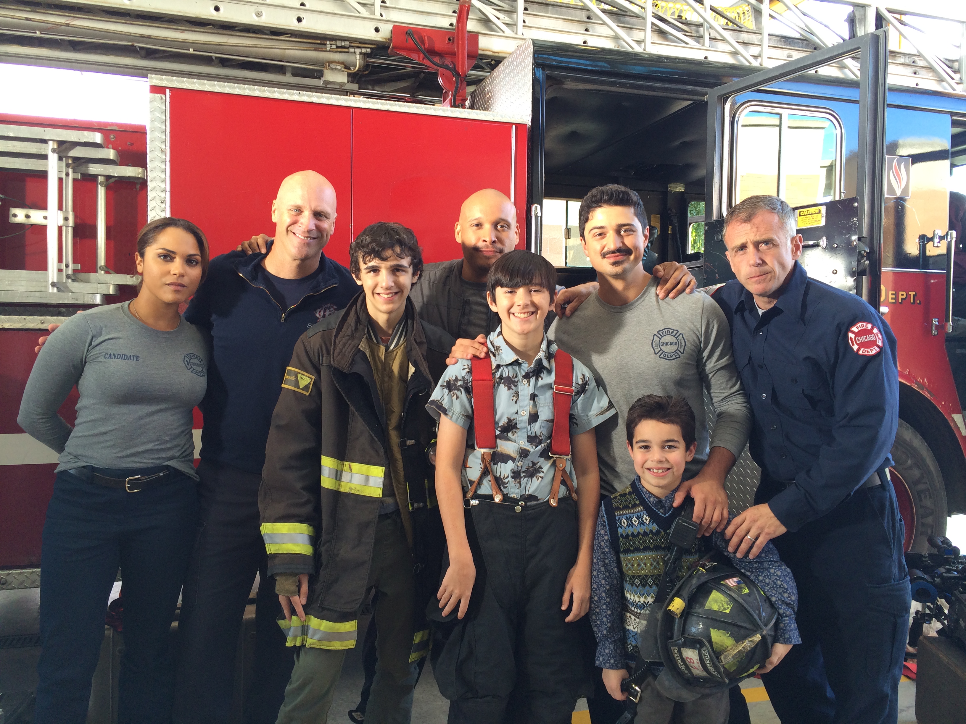 Amazing times filming on Chicago Fire for Jacob T. Ouellette as one of the Nephews of Otis.