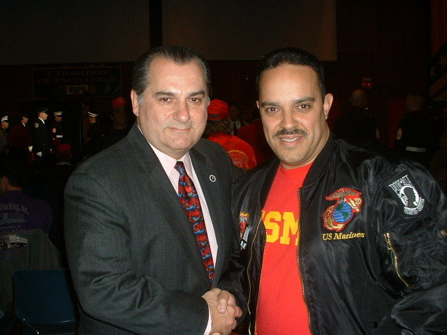 With Joe Lisi @ the Marine Corps Birthday