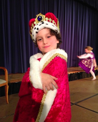 Toby as the King in 