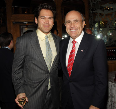 Johnny Damon and Rudy Giuliani