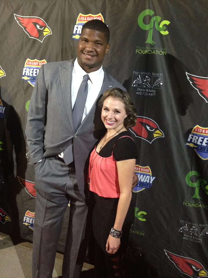 With Calais Campbell at CRC Fundraising Event