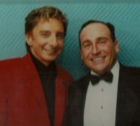 Barry Manilow & Don Metzner at Bob Nardelli's Christmas Party, Albany, NY