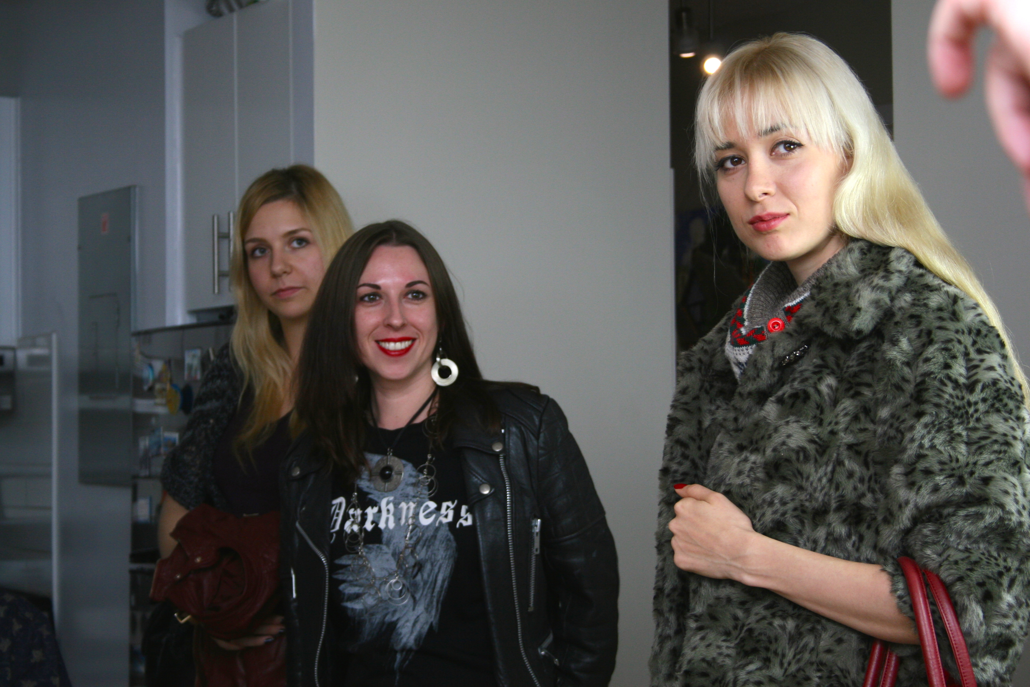 Vanda Ciuban Serban, Liubou Autushka and Karine Lespérance in What Ben Said (2014)