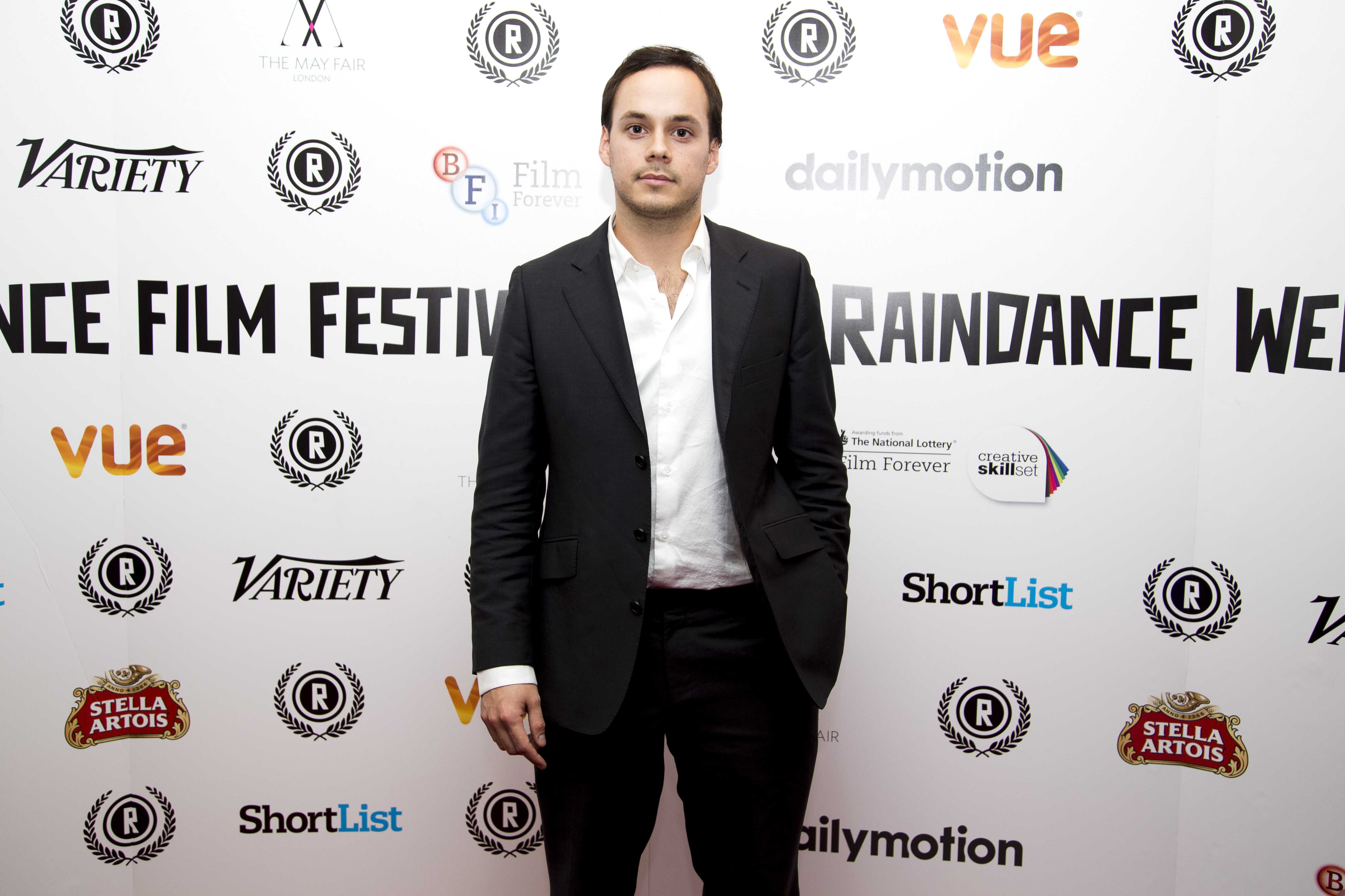 Oliver Nias at World Premiere of The Return at Raindance Film Festival.