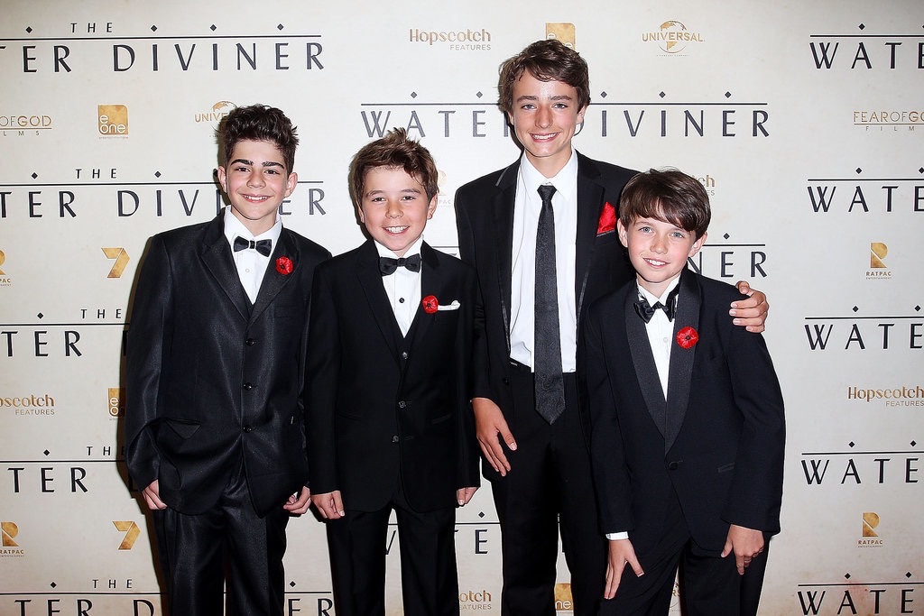 At the Sydney premiere of The Water Diviner, 2 December 2014.