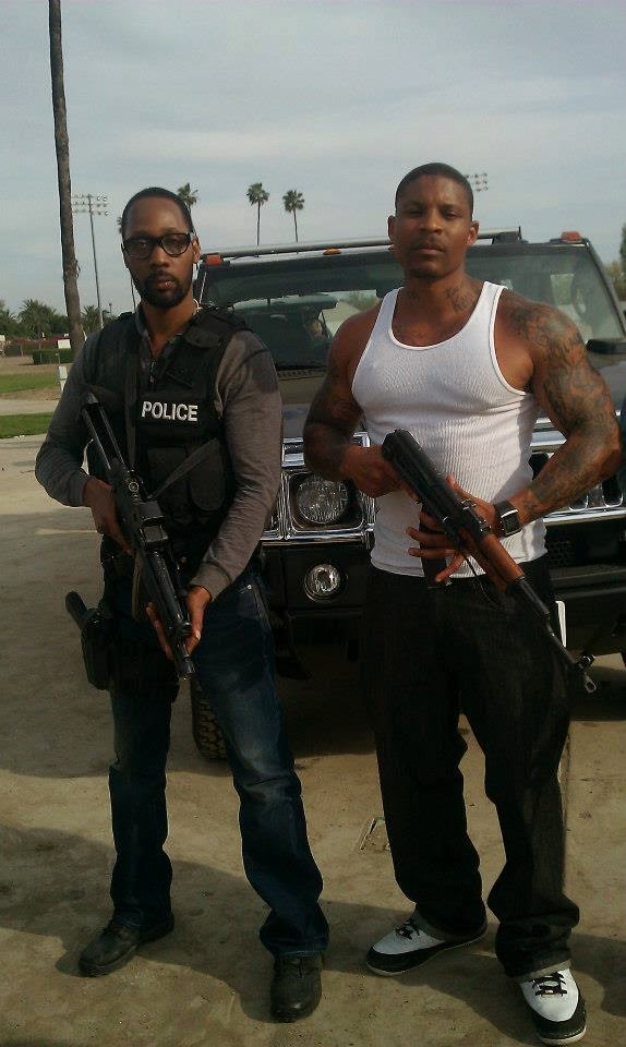 On the set of Gang Related