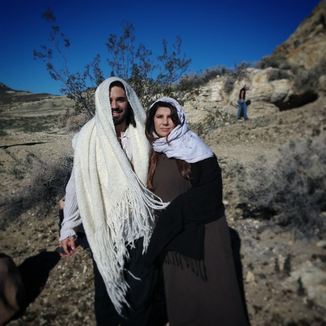 Marco Virgilio at Mojave Desert, location of 