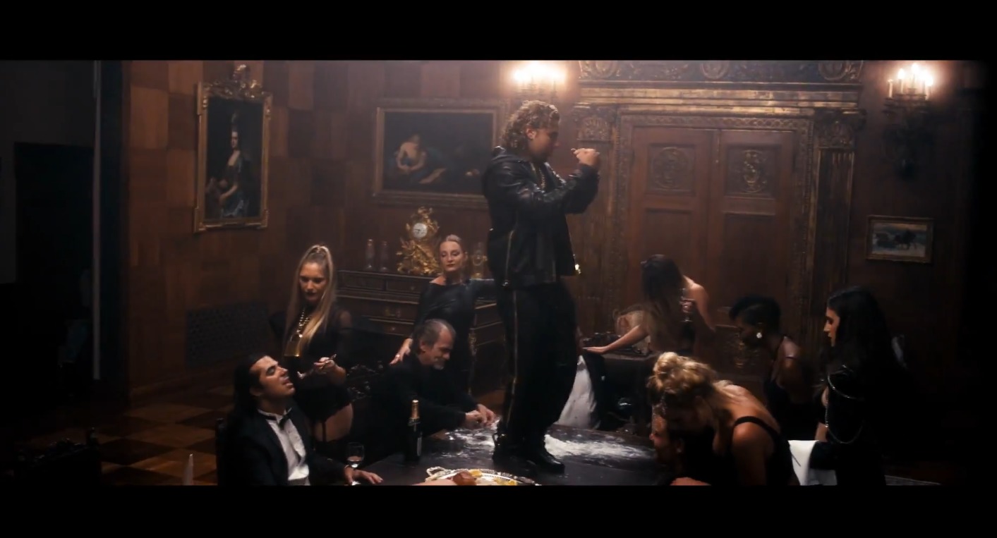 Still of Marco Virgilio in Akillezz music video 