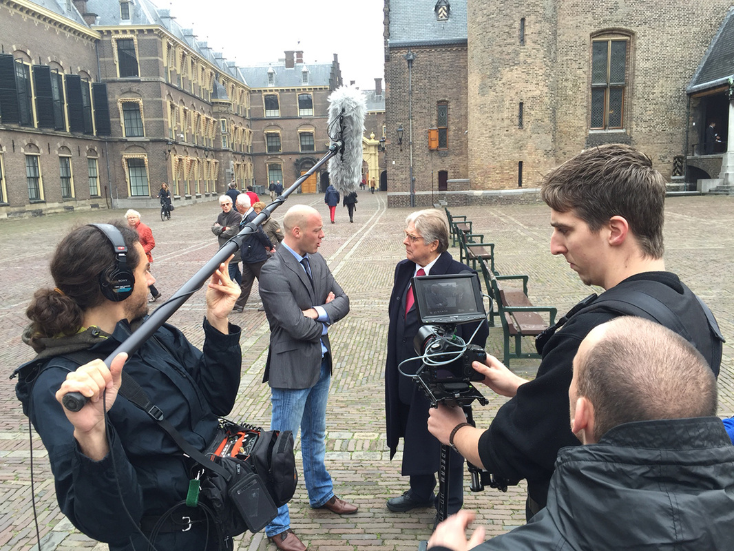 Shooting of trailer for new Dutch movie 'Gelazer' about ISIS. The other actor is Alfred Heppener. Hopefully funding will work out. And if so, it'll be in cinema probably late 2015.