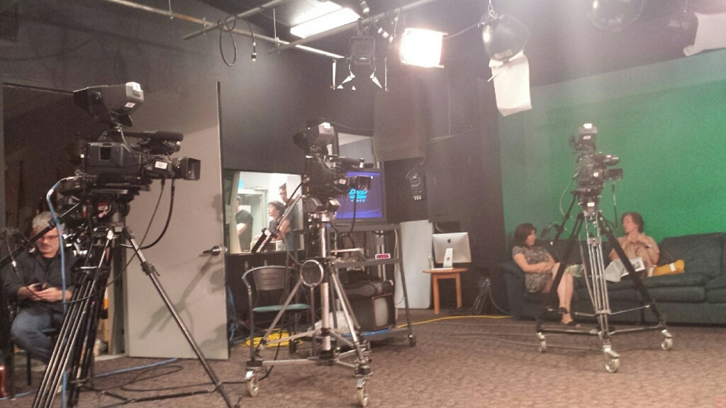 Comcast Cable Channel 8 studio set.