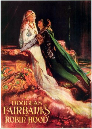 Douglas Fairbanks and Enid Bennett in Robin Hood (1922)