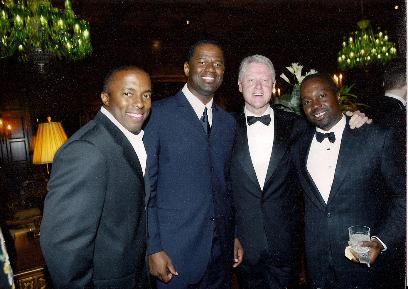 Silas White, Brian McKnight, President Clinton, Kojo Bentil