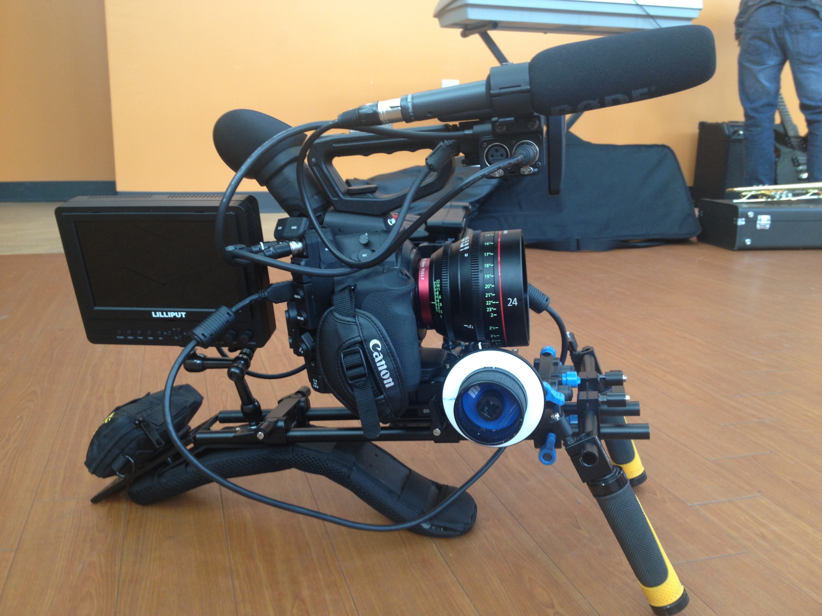 My Canon C300...love this camera. The product that it produces is AWESOME!!