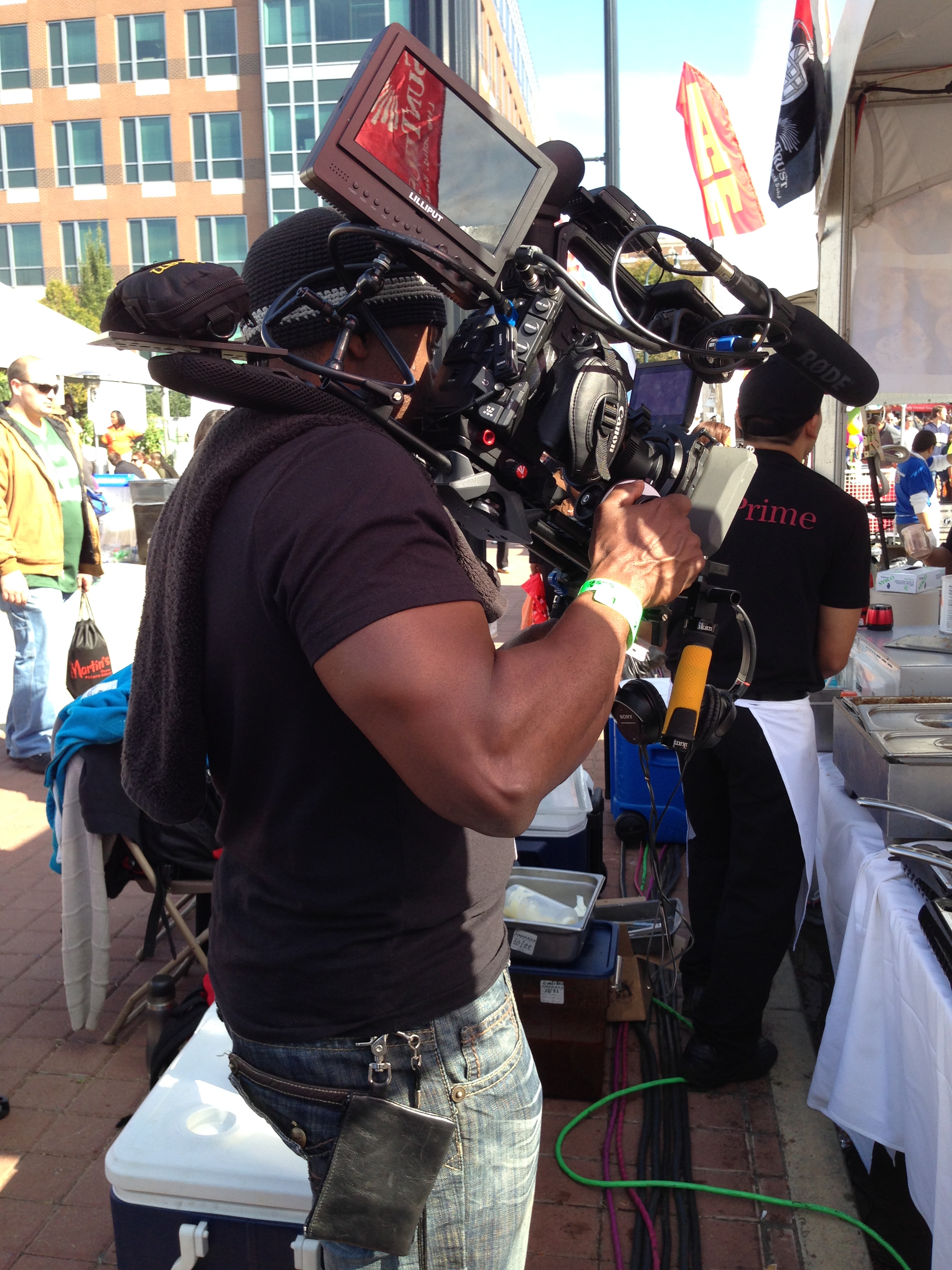 Filming the Taste of Atlanta with Bikes & bites