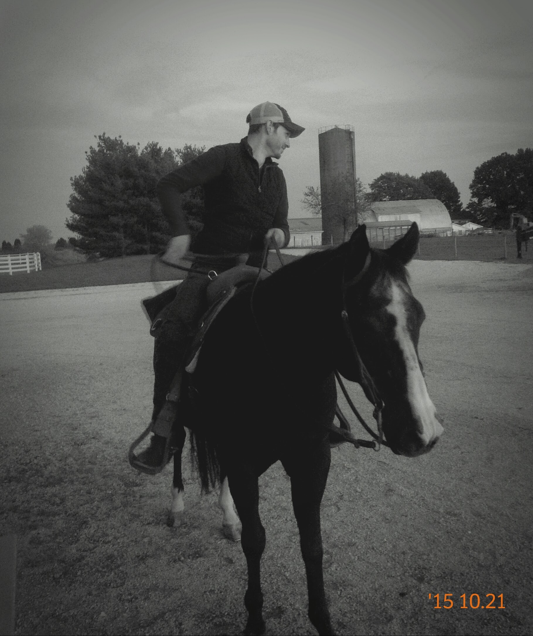 Steven gets Budweiser set for a long ride.