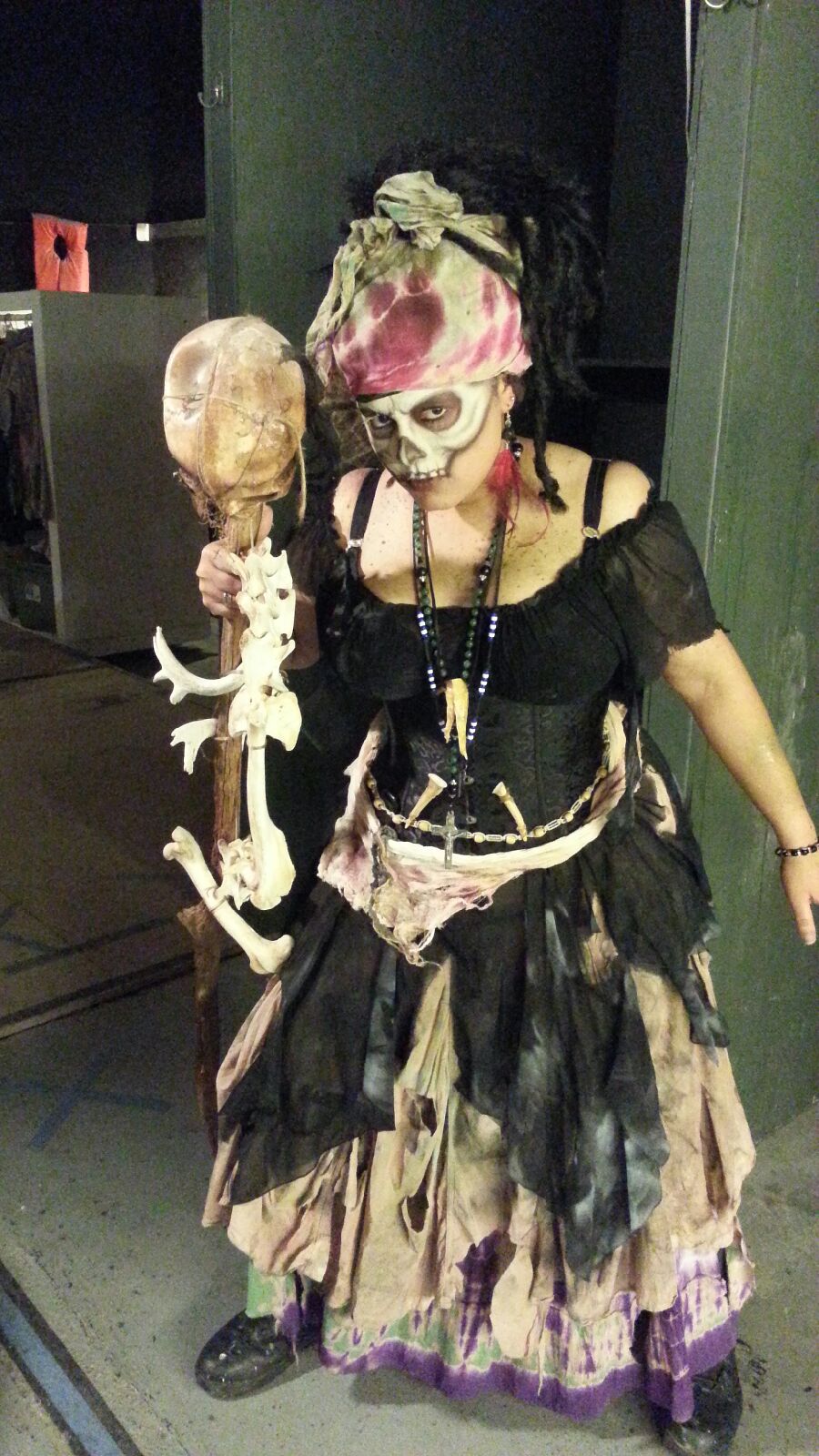 Voodoo Priestess costume I put together with Chance LeGrande.