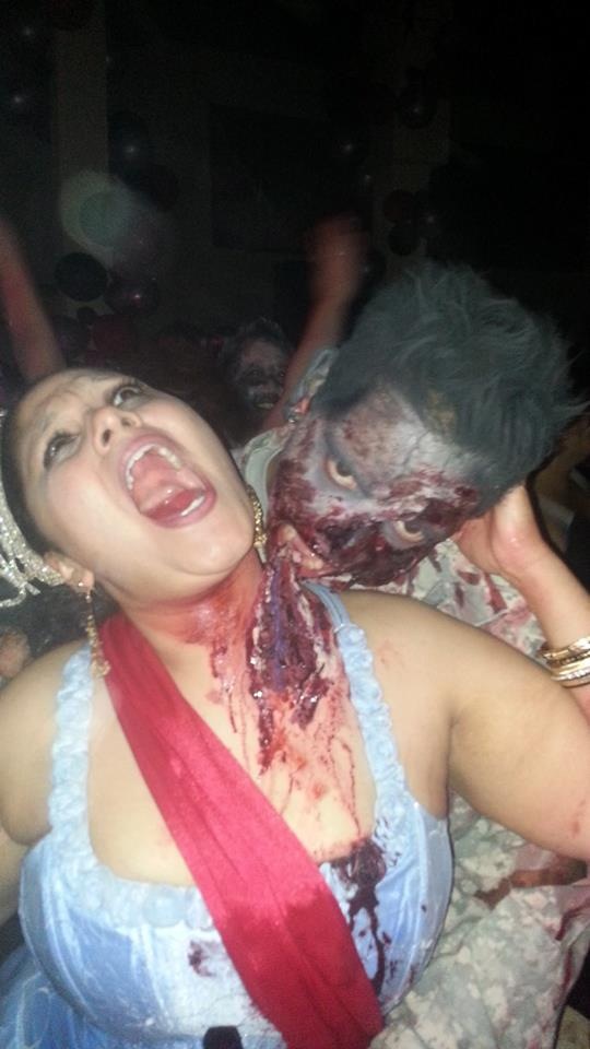 How I became a zombie... Zombie Prom at Pat O'Brien's.