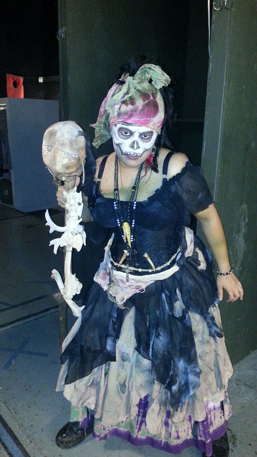 Voodoo Priestess costume I put together with Chance LeGrande.