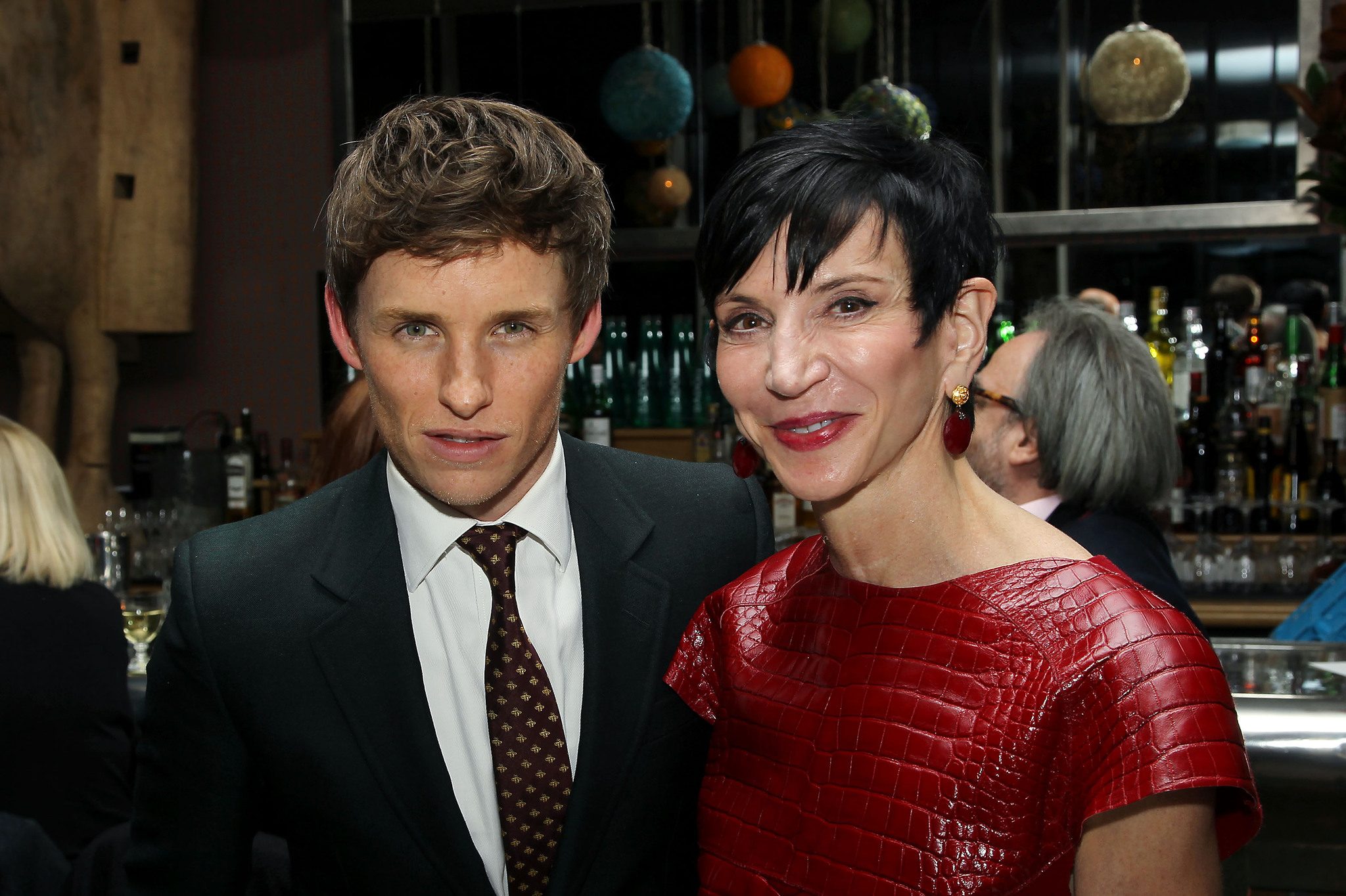 Eddie Redmayne and Amy Fine