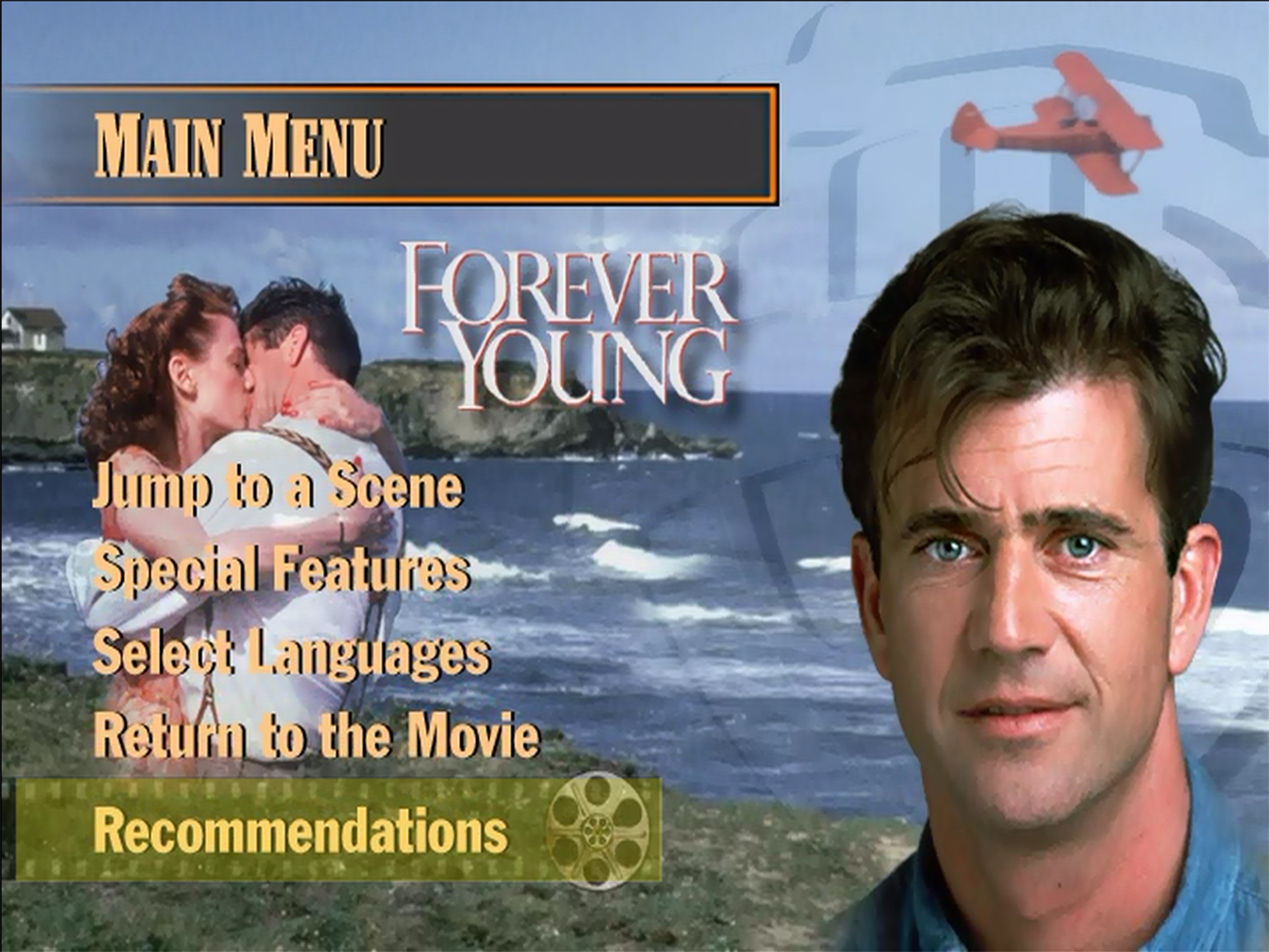 Forever Young DVD Menu with the Stearman