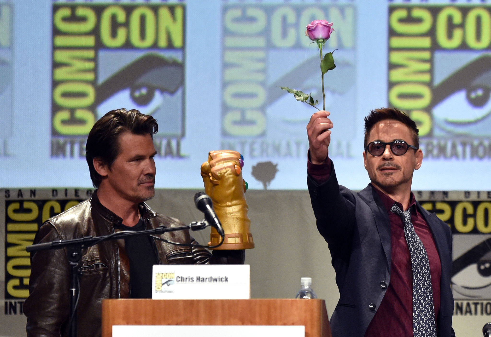 Robert Downey Jr. and Josh Brolin