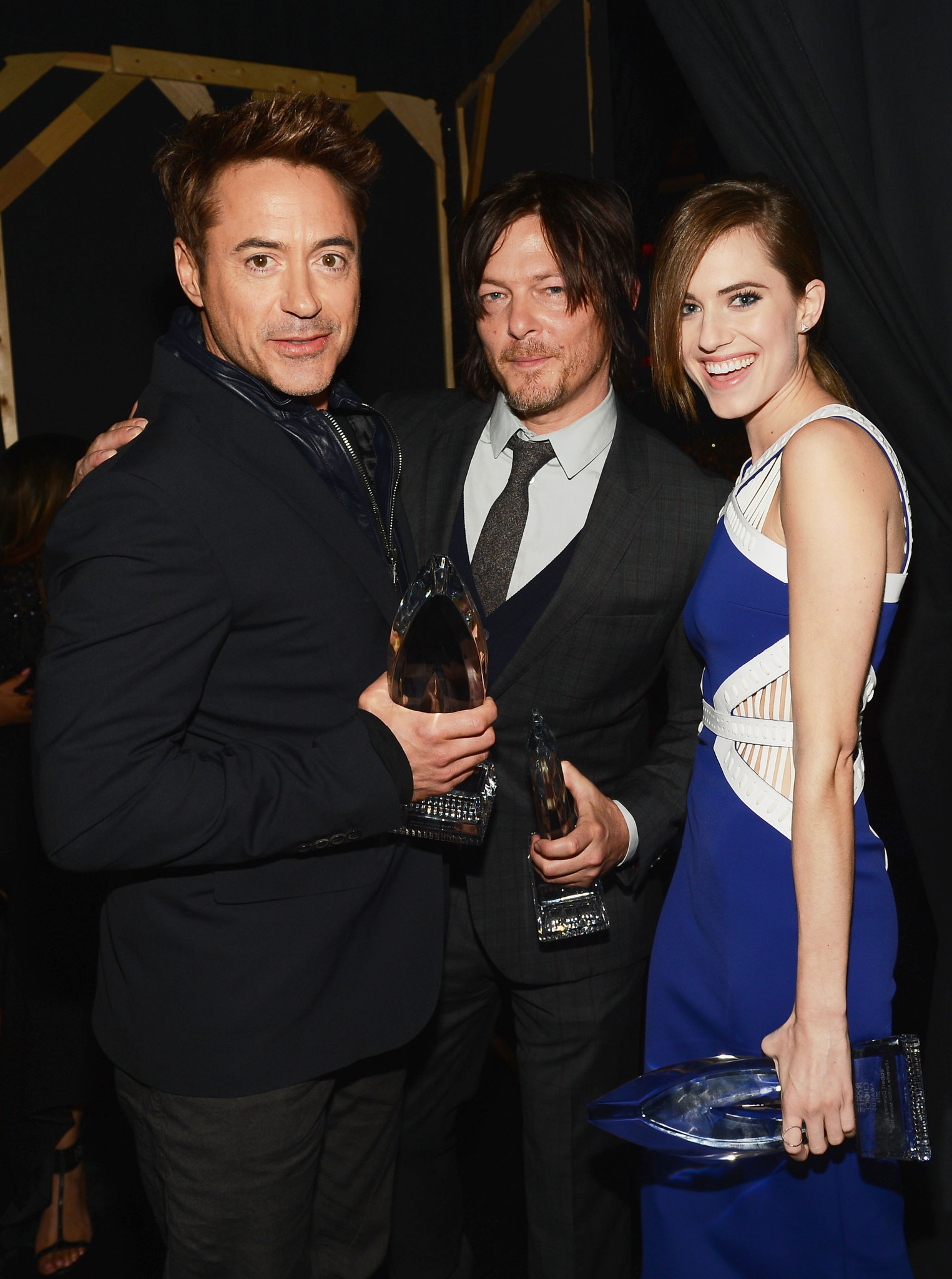 Robert Downey Jr., Norman Reedus and Allison Williams