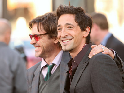 Robert Downey Jr. and Adrien Brody at event of Splice (2009)