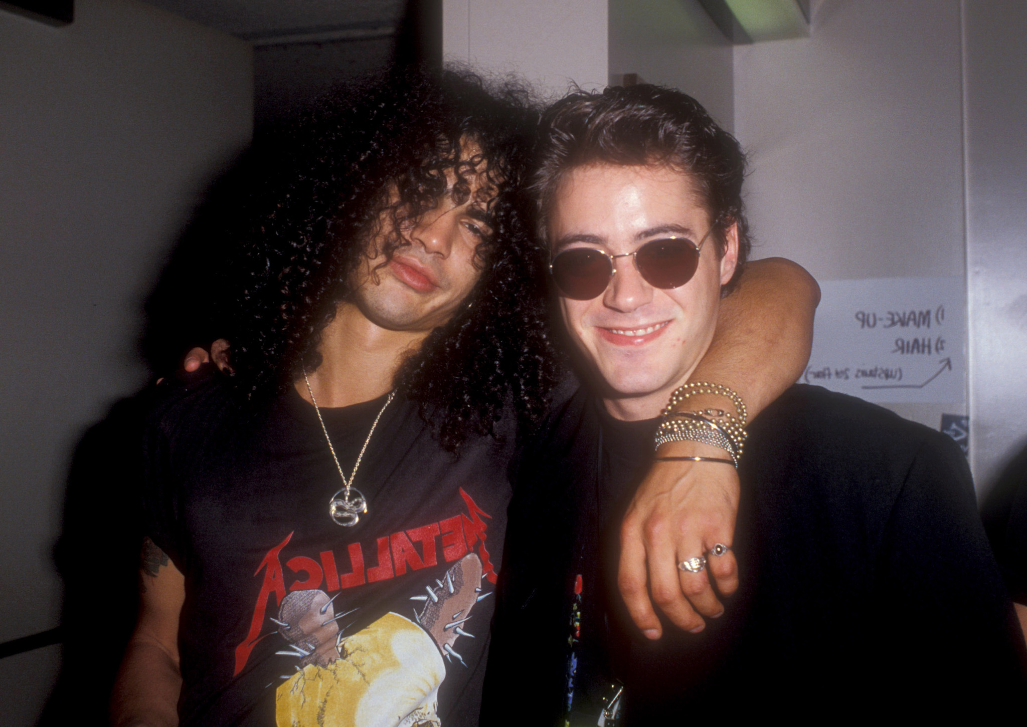 Robert Downey Jr. and Slash