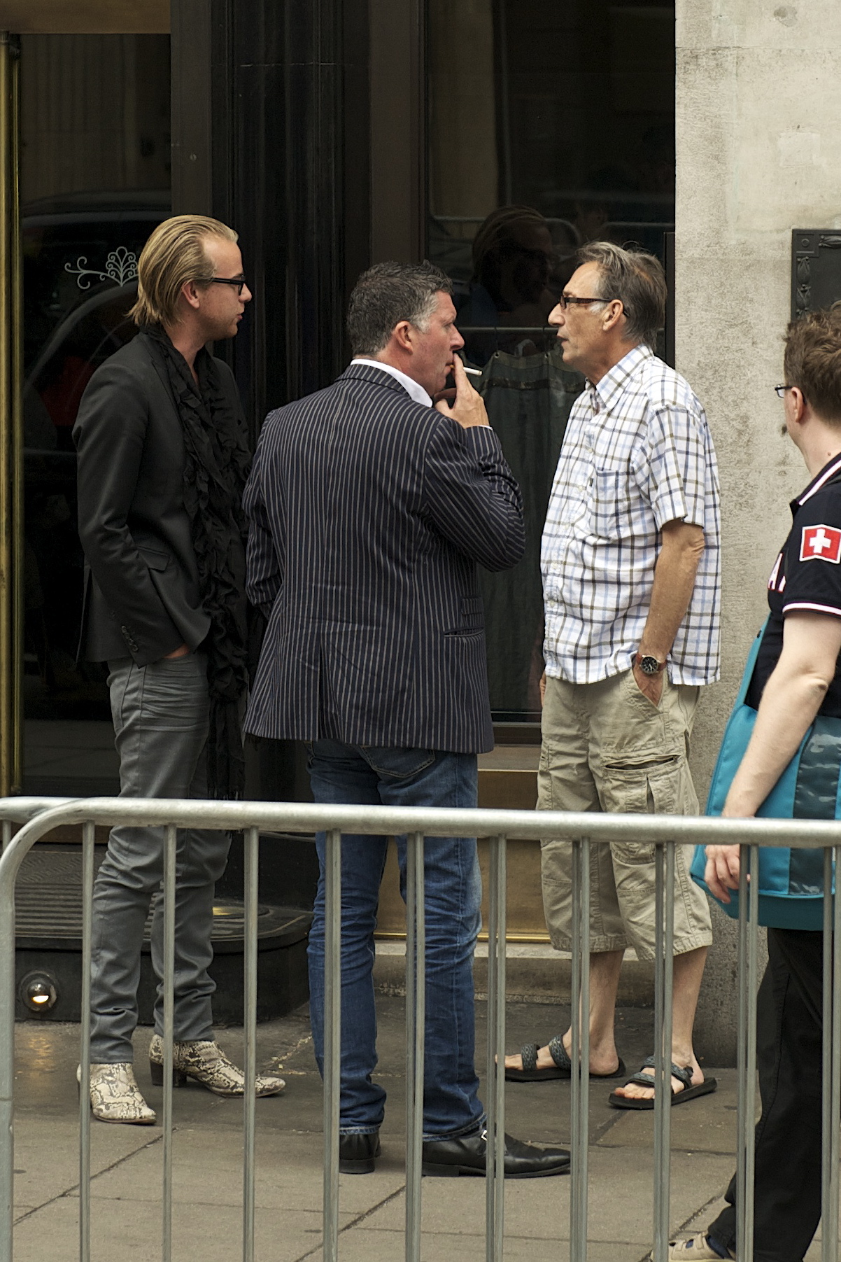 Producer Meredith Lytton spotted outside The Wolseley in London, UK