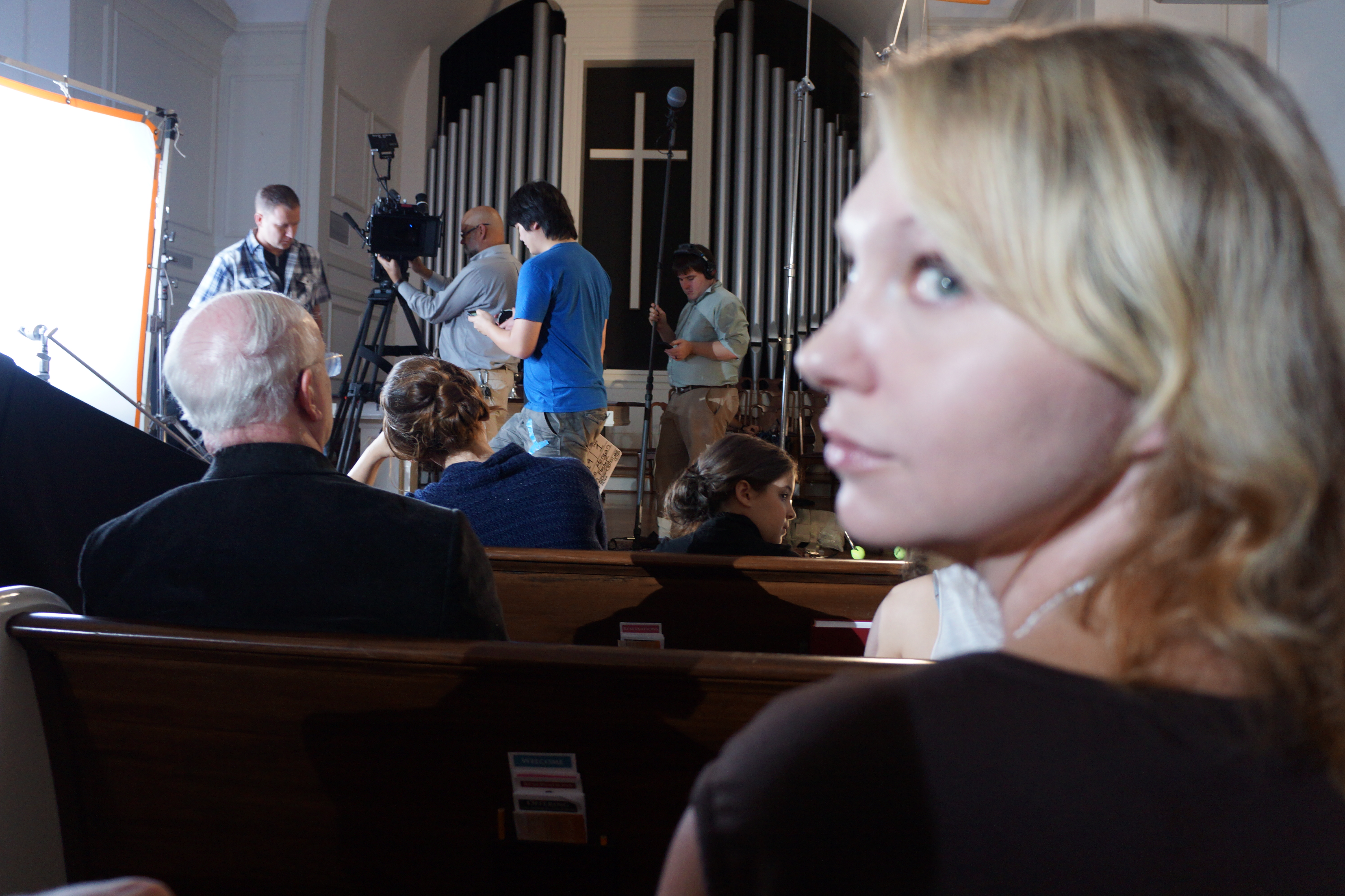 8/2014 On the set of Altar Egos, Lynchburg, VA