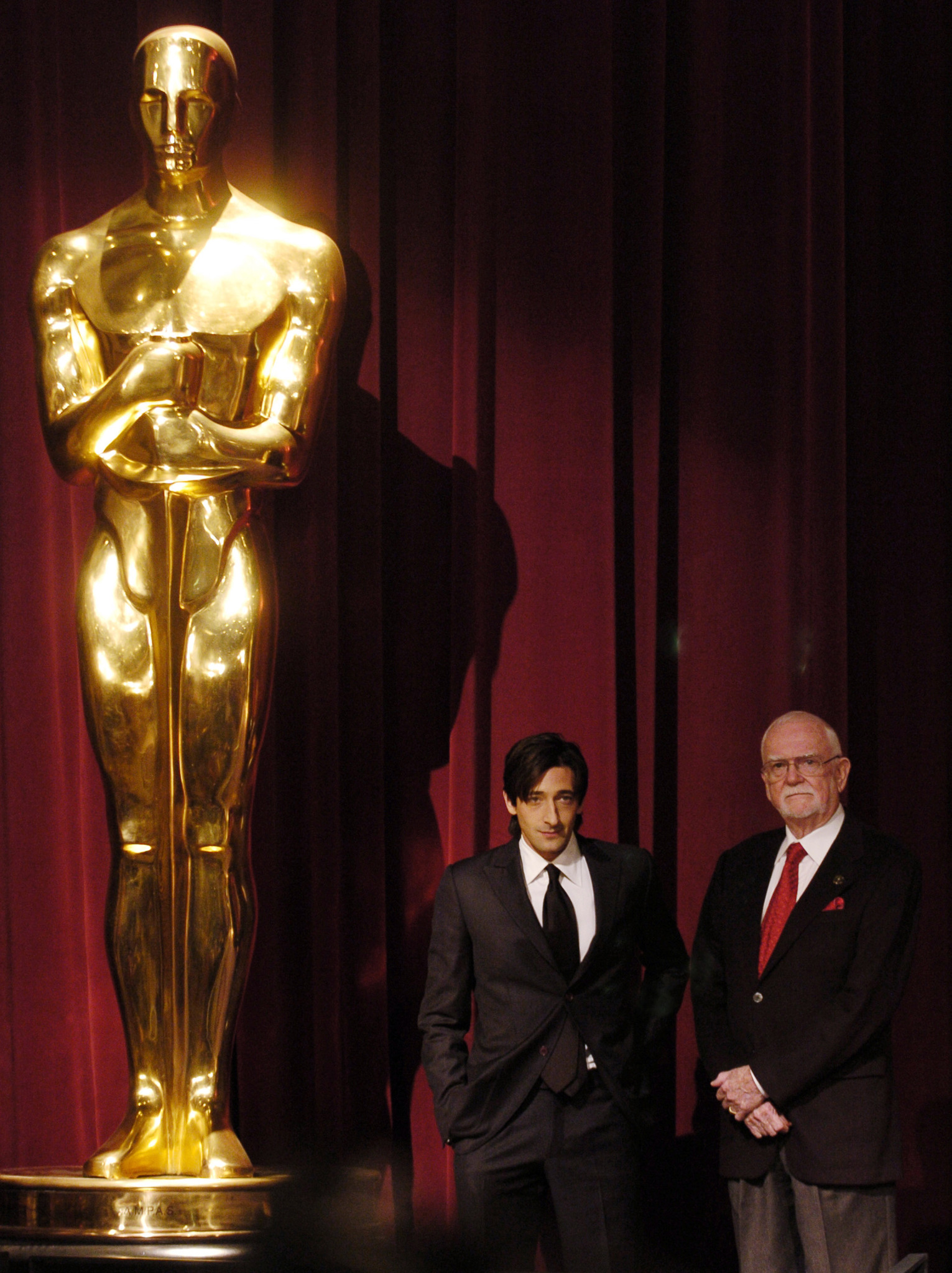 Adrien Brody and Frank Pierson