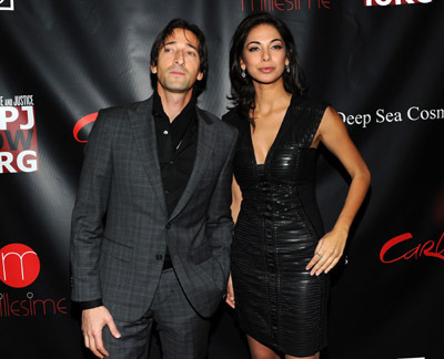 Adrien Brody and Moran Atias