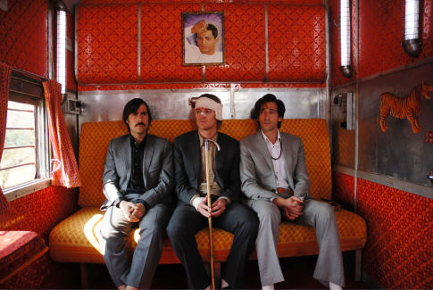 Still of Adrien Brody, Jason Schwartzman and Owen Wilson in The Darjeeling Limited (2007)