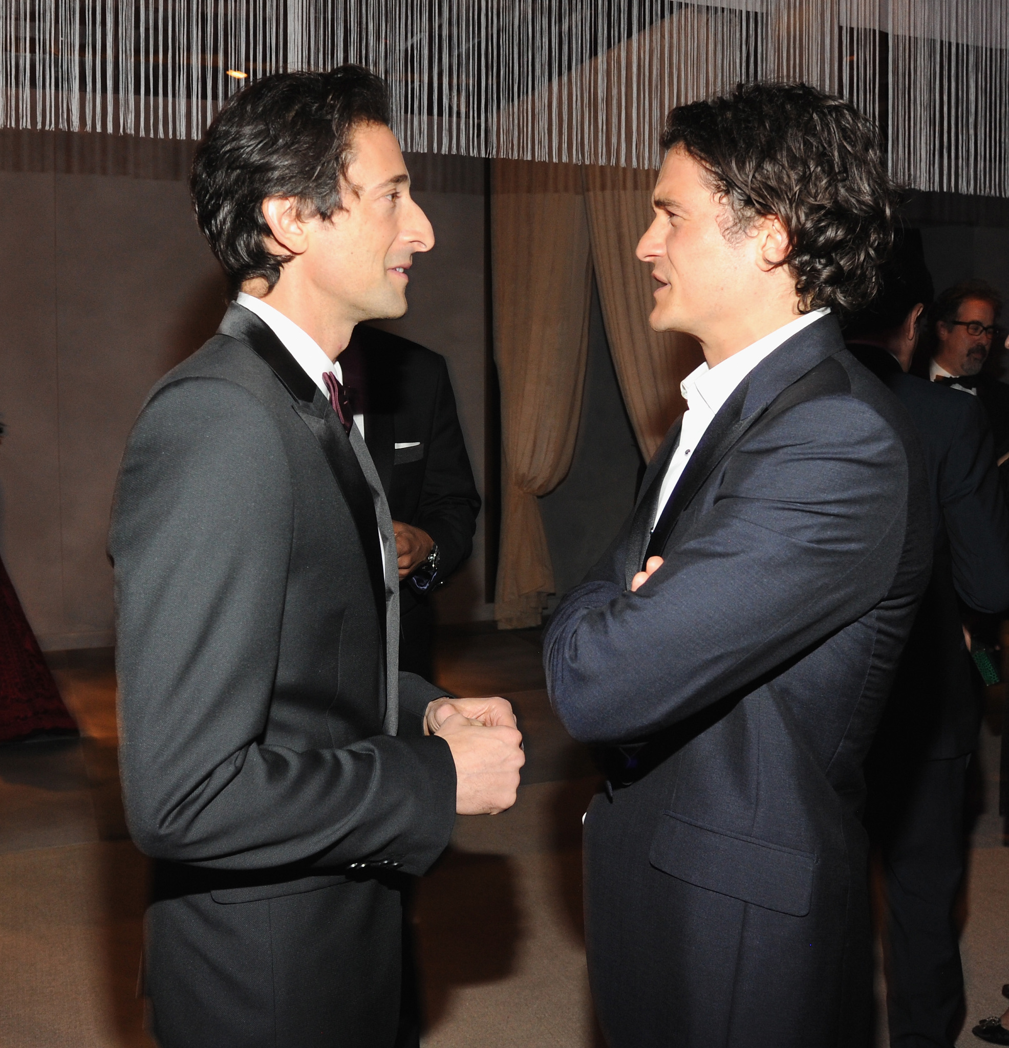 Adrien Brody and Orlando Bloom