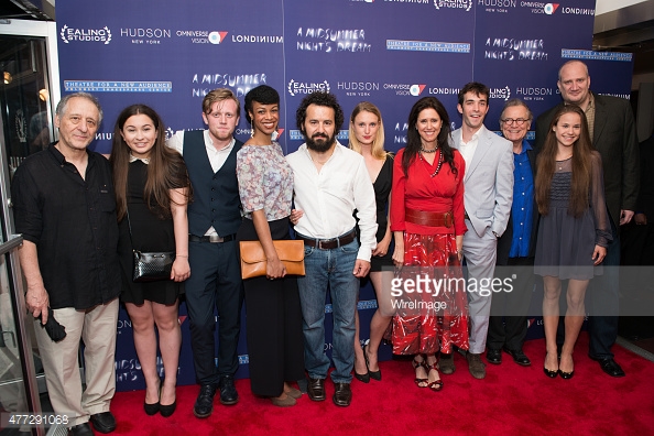 'A Midsummer Night's Dream' New York Premiere June 15, 2015 Joe Grifasi, Cassidy VanVonno, Mandi Masden, Max Casella, Lilly Englert, Julie Taymor, Jake Horowitz, guest, guest and Brendan Averett