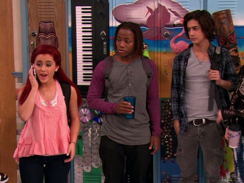 Still of Leon Thomas III, Avan Jogia and Ariana Grande in Victorious (2010)