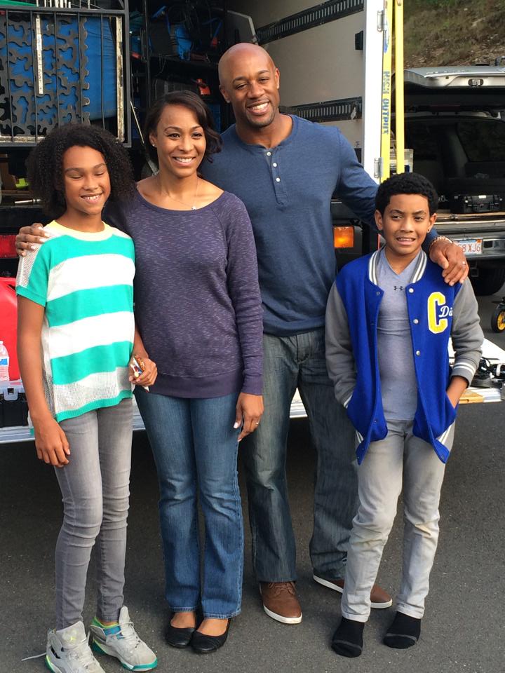 With United Bank TV Commercial on set family