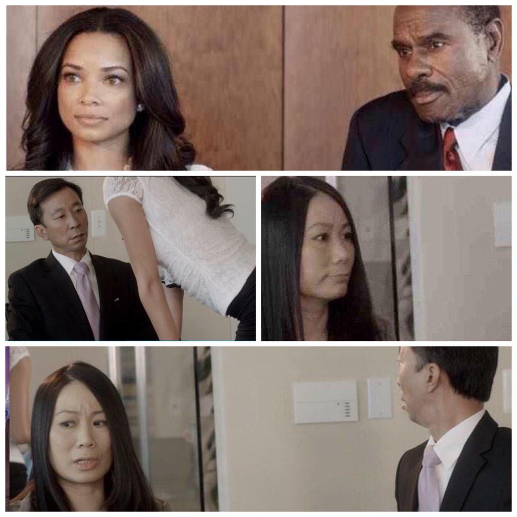 Still Photograph of Rochelle Aytes, Steven Williams, Ho-Kwan Tse and Linda Wang in the feature film 