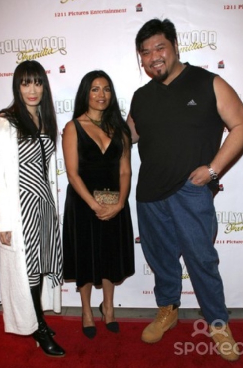 Linda Wang, Doralisia Sitnick and Turbo Kong 'Hollywood Familia' Premiere held at the Fine Arts Theatre