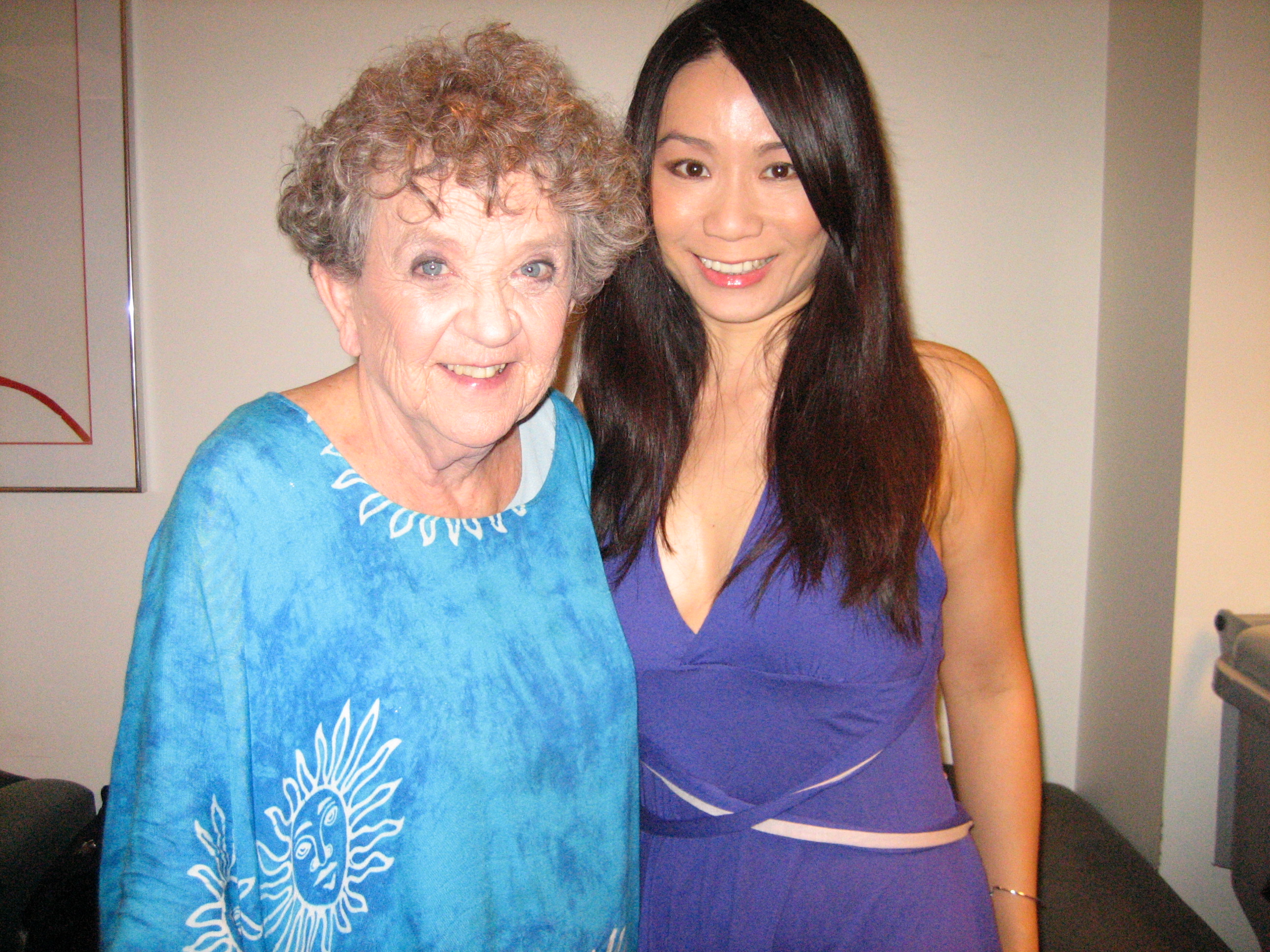 Still Photograph of Pat Crawford Brown & Linda Wang at ABC Studio