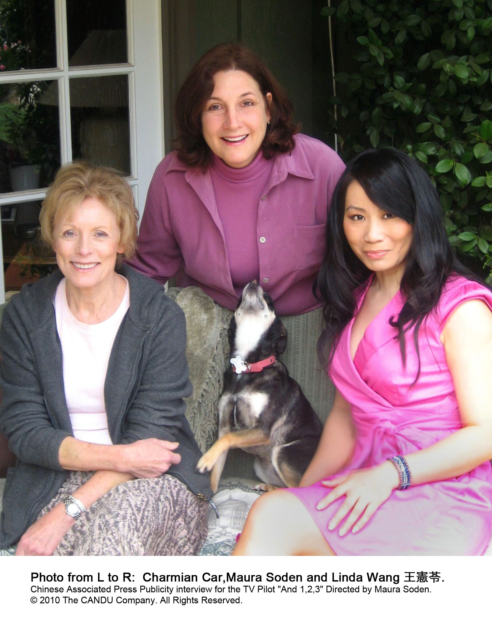 Charmian Car, Maura Soden and Linda Wang.