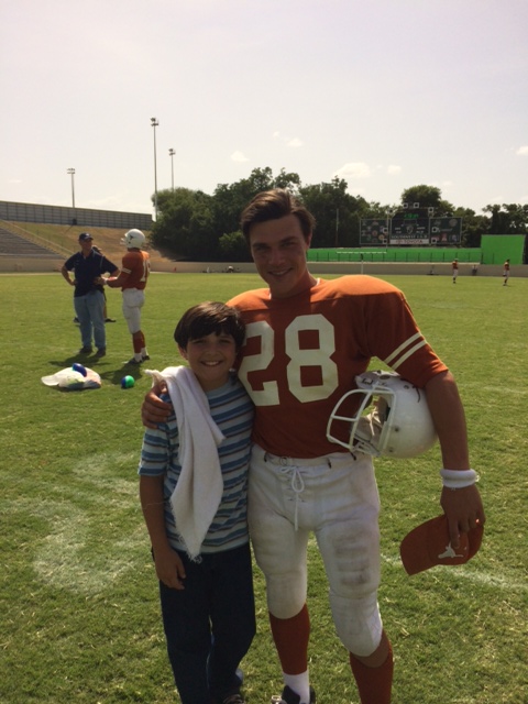 Walker Satterwhite(Sammy Steinmark) with Finn Whittrock (Freddie Steinmark)in My All American