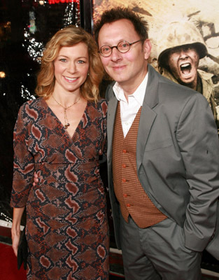 Michael Emerson and Carrie Preston at event of The Pacific (2010)