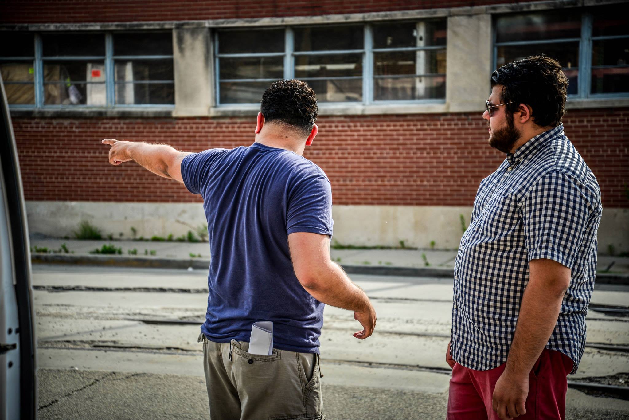 Film Director Raul Colon on set of the movie 