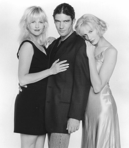 Antonio Banderas, Melanie Griffith and Daryl Hannah in Two Much (1996)