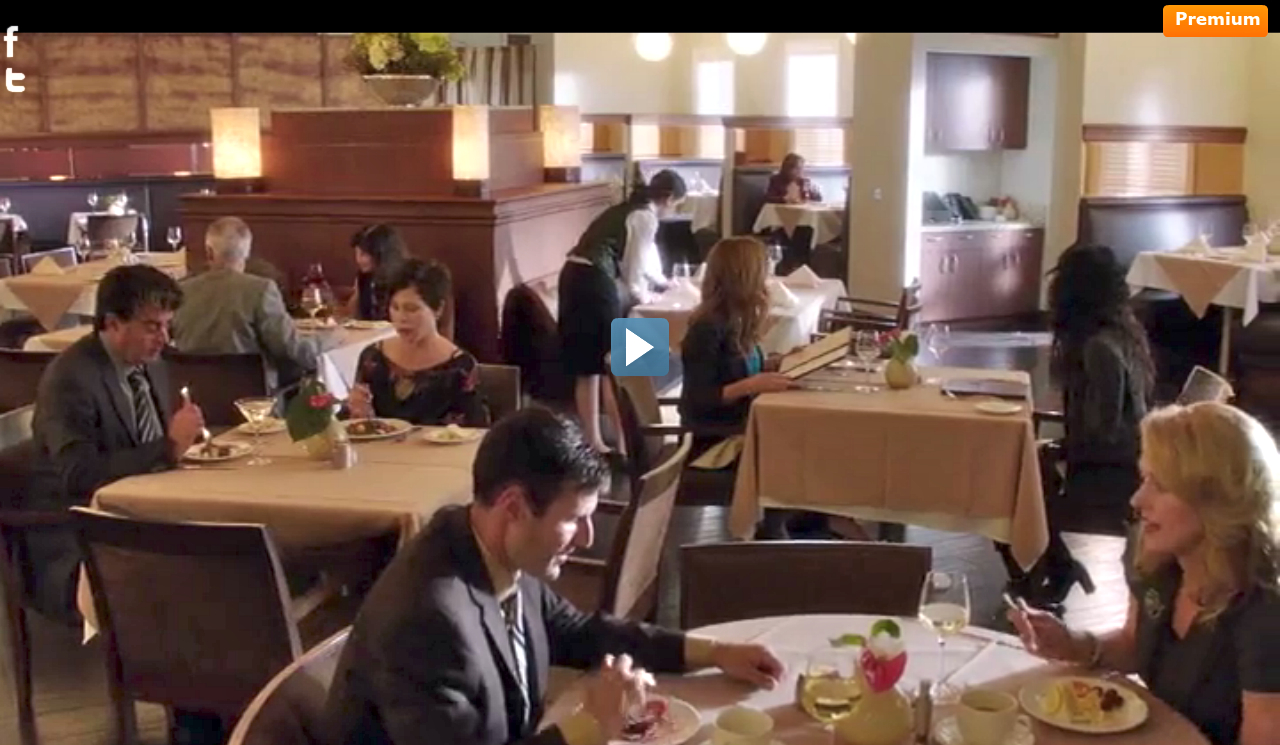 Jolie Franz as a restaurant patron on Rizzoli & Isles filmed at Paramount Studios in Los Angeles, CA.