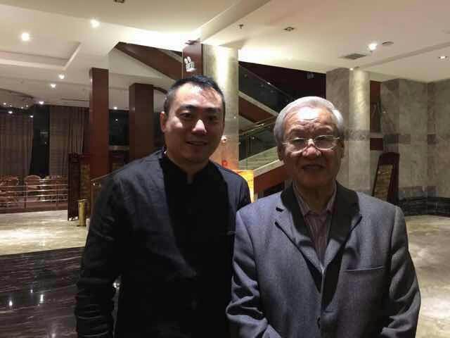With famous film icon Xie Fei.