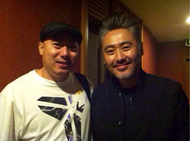 With famous actor Xiubo Wu